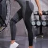 Colorblock Wideband Waist Sports Leggings