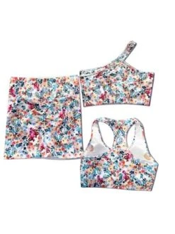 Floral Print Racer Back Sports Set