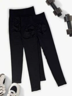 2pcs Solid Wideband Waist Sports Leggings -Gym Chic Wear 169148894784db7ec96a593493f439522a068b17eb thumbnail 405x552