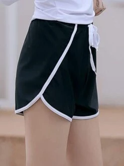 Fashionable Retro Sport Dolphin Shorts For College Students -Gym Chic Wear 16915122304c74145df89a2caf765767254c034f7f thumbnail 405x552