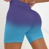 Ombre Tummy Control Sports Shorts
