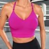 Letter Tape Panel Backless Sports Bra -Gym Chic Wear 16917180881ede41428a63ff314722950cac8d9009 thumbnail 405x552