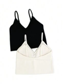 2 Pack V-neck Cami Sports Bra