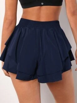 GLOWMODE 2-in-1 Tiered Pocket Shorts