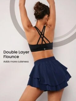 GLOWMODE 2-in-1 Tiered Pocket Shorts -Gym Chic Wear 169200547009632d074a8ada9999f5fd7468f6c261 thumbnail 405x552