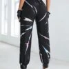 Tie Dye Elastic Waist Sports Pants -Gym Chic Wear 16926074217be4e4c74dbfcf8ab9162202e481883d thumbnail 405x552
